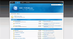 Desktop Screenshot of kde-forum.org